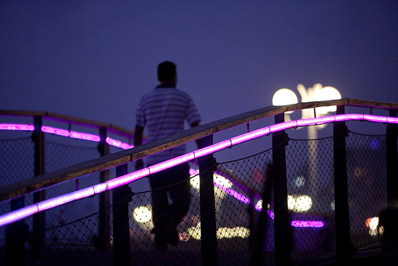 Over The Bridge Purple